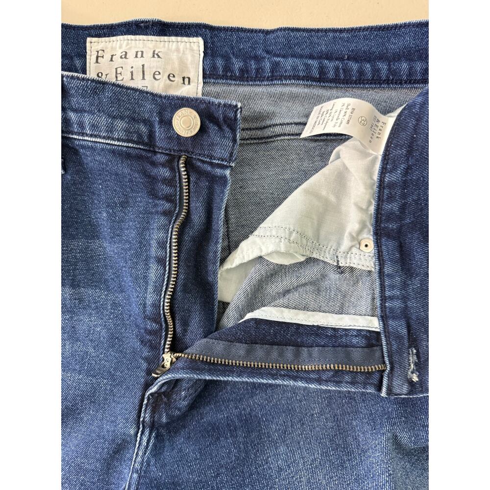 Frank & Eileen Cork Everyday Jean Rinse Cropped Raw Hem Straight Size 32 Classic - Picture 13 of 16
